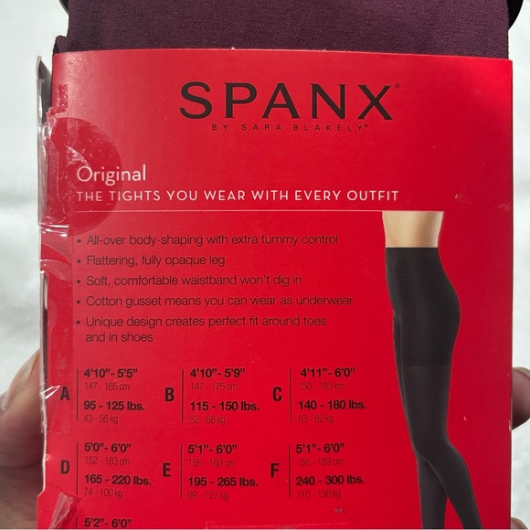 NWT Spanx Tight-end Tights - Deep Purple Size A - Picture 3 of 6